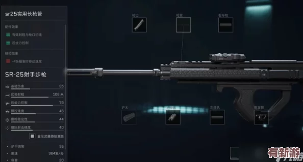 三角洲精英SR25實戰效能全維剖析