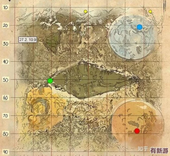 方舟生存進化探索：揭秘三大泰坦神秘棲息地圖位置與生態奧秘